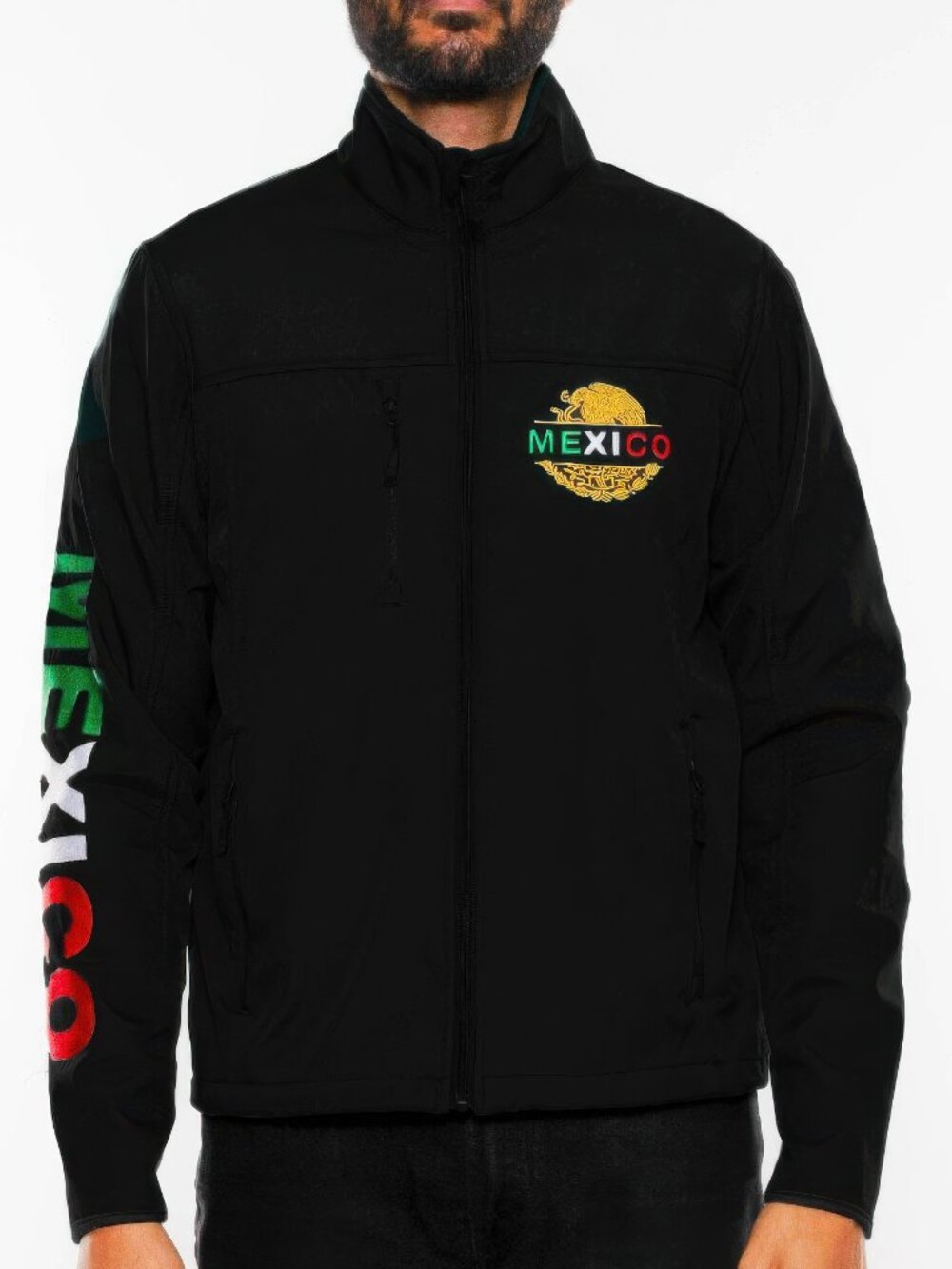 Mexico Embroidered Soft Shell Jacket - Picture 7 of 7